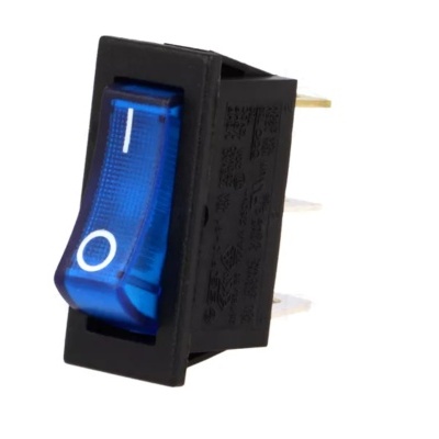 Interruptor Basculante 15a-250v Spst On-Off Azul