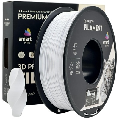 Filamento PETG Branco- Diametro 1,75mm - Bobina 1kg Preto Smart Print