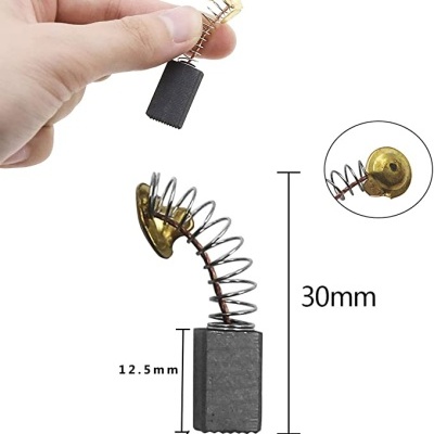 Escova de carvão 12,5 x 7,5 x 6,5 mm