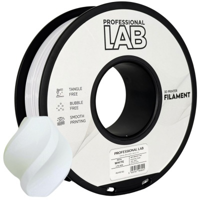 Rolo de filamento branco para impressora 3D Professional Lab