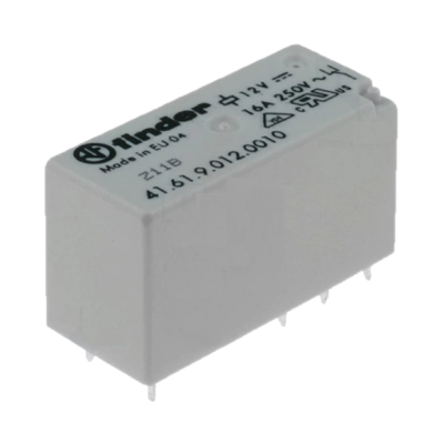 Relé 48VDC 16A SPDT (8 pinos) Finder 41.61.9.048.0010