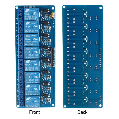 Relé placa Módulo de relé 8 canais 5V Relé placa Módulo de relé 8 canais 5V