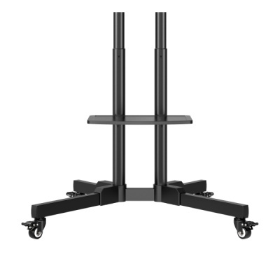 Suporte de TV Suporte de chão Unykach com rodas para telas de 32"-75" - Trava de roda Peso máximo 45Kg - VESA 600X400mm - Cor preta
