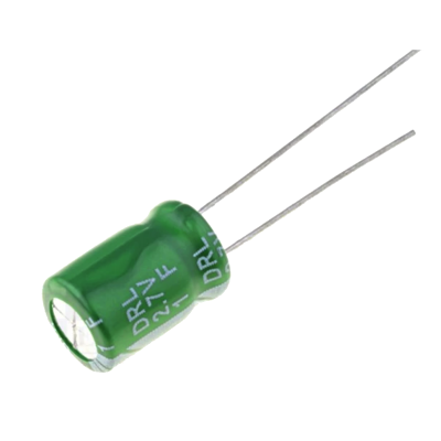 Super condensador 1F  2,7VDC  ±20%  Tam,carca: Ø8x12mm