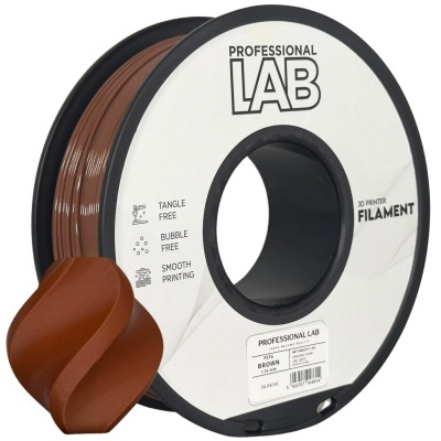 Carretel de filamento para impressora 3D PETG castanho PROFESSIONAL LAB