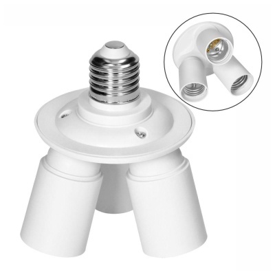 Casquilho Adaptador De E27 P/ 3x E27 VIRONE