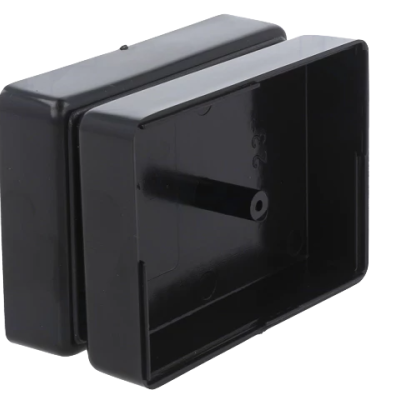 Caixa plástica X: 59mm  Y: 84mm  Z: 37mm  ABS  preta