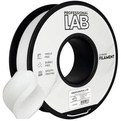 Rolo de filamento 3D PLA branco PROFESSIONAL LAB