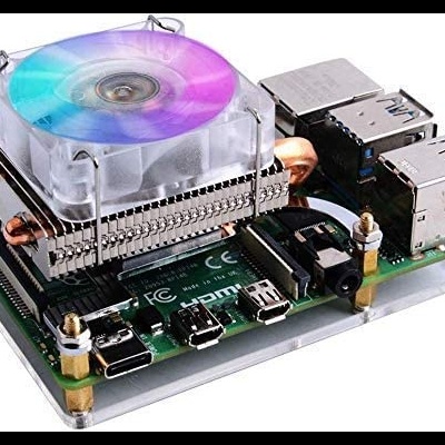 Ventilador de 40 mm 40 x 40 x 10 mm DC 5 V / 3,3 V para usar em Raspberry