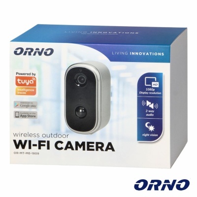 Câmara Vigilância Ip 1080P Wifi Tuya Leds Ir IP65 Orno