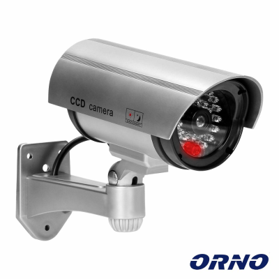 Camara de vigilância Falsa C/ Led Vermelho Orno