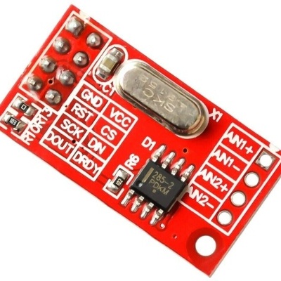 Placa módulo AD7705 Dual 16 bit ADC aquisição de dados