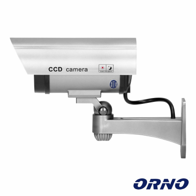 Camara de vigilância Falsa C/ Led Vermelho Orno