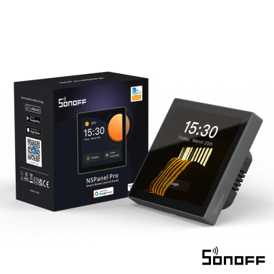 Ecrã Inteligente Hmi Wifi Tátil Zigbee Sonoff Nspanelpro Ecrã Inteligente Hmi Wifi Tátil Zigbee Sonoff Nspanelpro