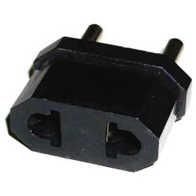 Ficha adaptadora UE - USA preta