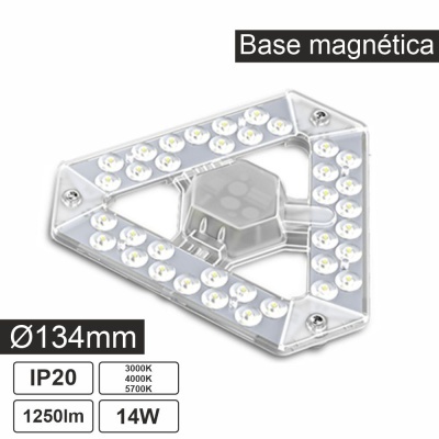 Placa LED P/ Aplique 14W 1250lm 3000K/4000K/5700K