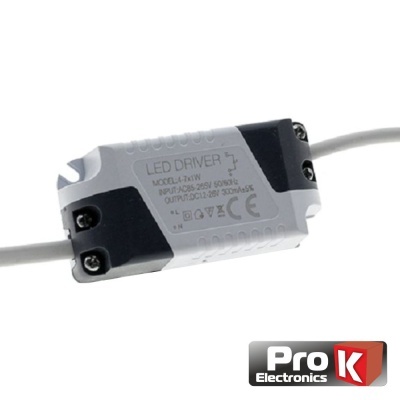 Fonte De Alimentação P/ LED 4-7W 12-26V PROK transformador led