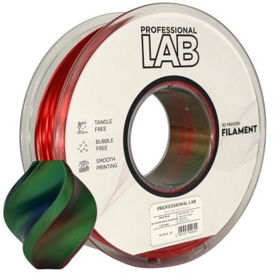 Rolo de filamento para impressora 3D vermelho da marca PROFESSIONAL LAB
