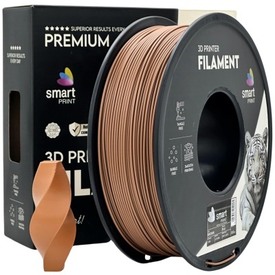 Filamento PLA Castanho- Diametro 1,75mm - Bobina 1kg Castanho Smart Print
