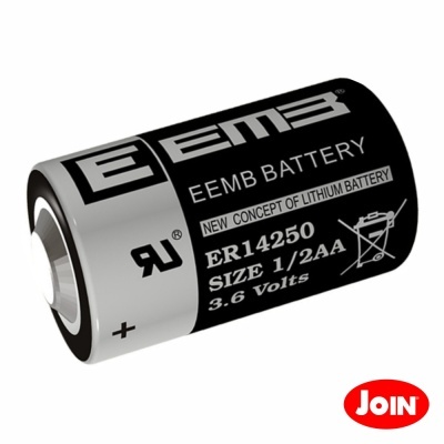 Pilha Lítio 1/2Aa Er14250 3,6V 1200Ma Eemb