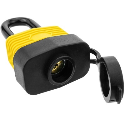 Cadeado de segurança aço com proteção ao ar livre IP44 30mm arco 80mm