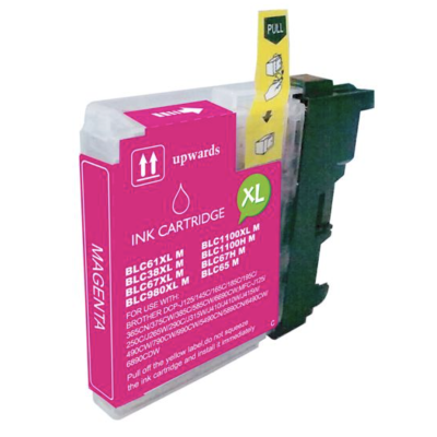 Tinteiro Brother LC980XL LC1100XL LC985XL compatível Magenta