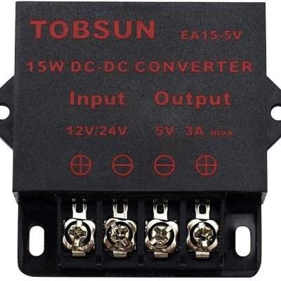 Fonte de alimentação 12V 24V a 5V 3A 15W