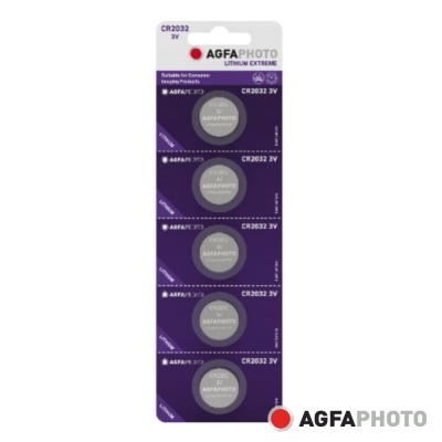 Pilha Lítio Botão CR2032 3V Blister AGFAPHOTO preço por cada pilha