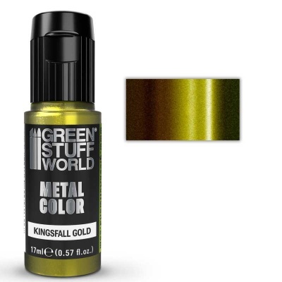 Frasco de tinta metálica dourada Kingsfall Gold da Green Stuff World
