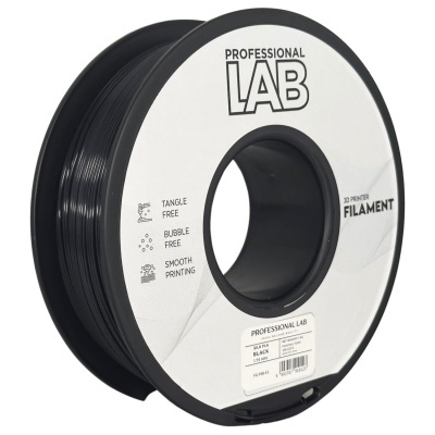 Bobina de filament preto para impressora 3D da marca PROFESSIONAL LAB