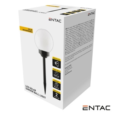 Candeeiro Solar LED Redondo ENTAC