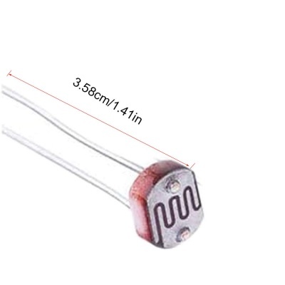 Conjunto 1x 5V 650nm 6mm Laser e 1x Foto resistência 5mm compatível com Arduino