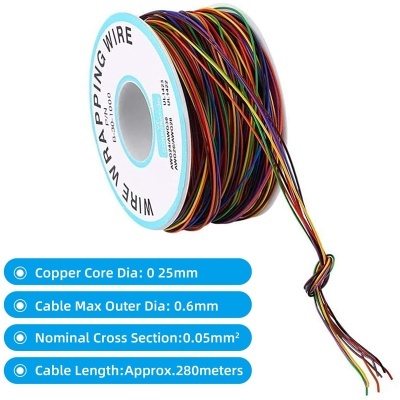 Cabo para eletrónica 8 fios preço por metro