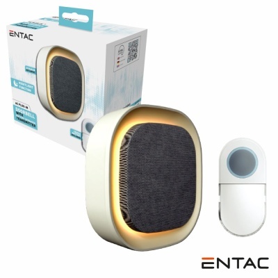 Campainha sem Fios com 1 Receptor 150M Ip44 Entac