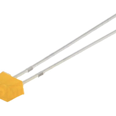 LED  laranja de 2 mm pisca