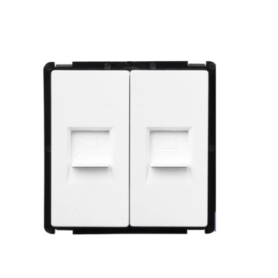 Módulo Tomada Dupla RJ45 Internet Modern