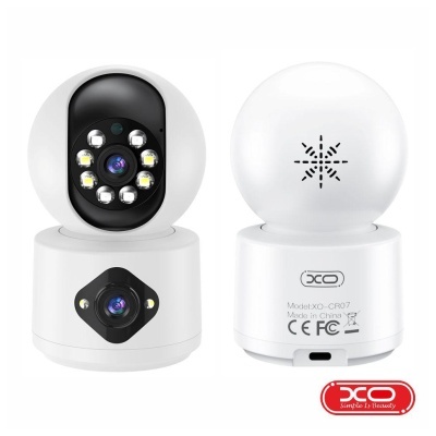 Camara de vigilância IP Dupla 1080p 24MP WiFi+BT XO duas camaras numa só
