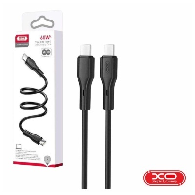 Cabo USB-C Macho / USB-C Macho PD 60W 1m Preto XO