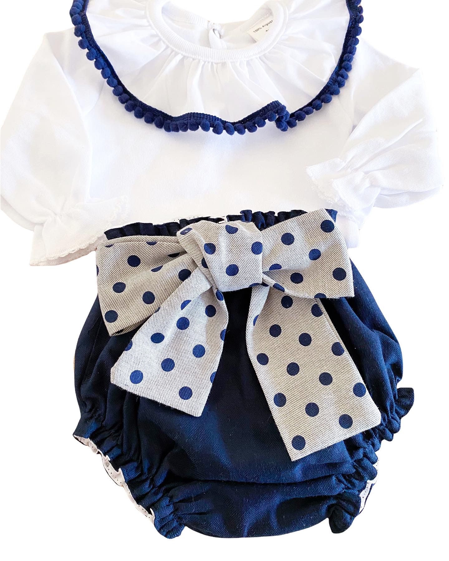 Tapa fraldas azul escuro "Aurora"