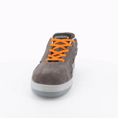 BOCA  SAPATOS DE VELUDO DE CROSTA DE COURO BAIXO. S1P SRC