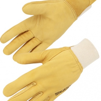 CHV114/CHV114HB LUVA DE PROTEÇÃO DE COURO COR NATURAL E COR BEGE