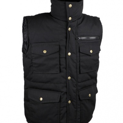 GILSPORTM COLETE DE POLIÉSTER/ALGODÃO. MULTI-BOLSOS.