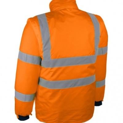 PIAMA/ PIAMO - Blusão Parka de Alta Visibilidade com forro polar 280G 4X1