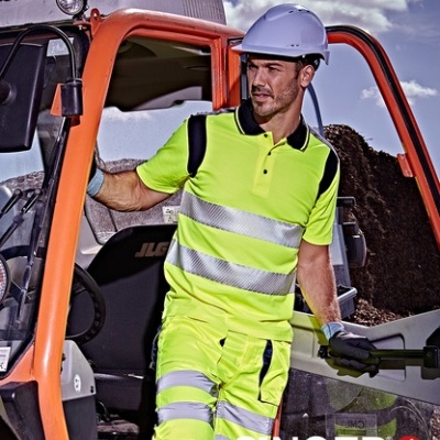 Polo Alta Visibilidade POLMA /POLMO - 55% ALGODÃO / 45% POLIÉSTER.170 GM2.