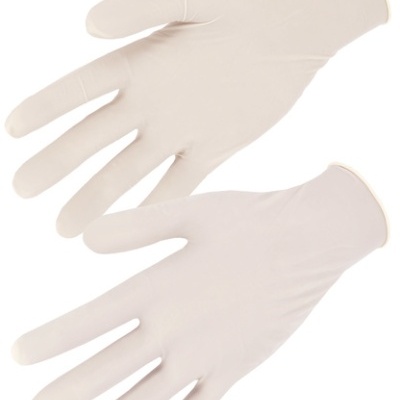 Luva látex. AQL 1,5. - Singer (Caixa dispensadorade 100 peças) - SINGER SAFETY (AUULAT)