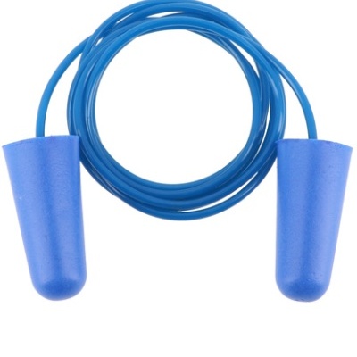 Tampões auditivos detectáveis com cordão. PU. SNR: 37 dB. x 200 pares (200B38DC)