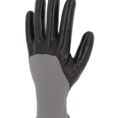 Luvas de Poliéster 3/4 recoberto com nitrilo. Calibre 13 - SINGER SAFETY (ER137NIB)