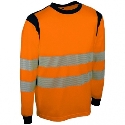 T-Shirt manga comprida Alta Visibilidade - 55% algodão, 45% poliester. 170 g/m² - SUVA / SUVO