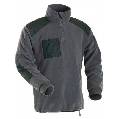 Camisola Polar em Tecido de Lã - Cinza/Preto POLAND Singer