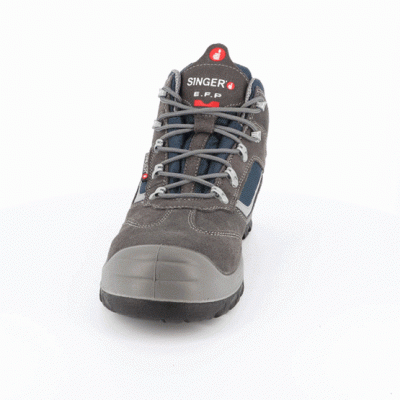 Bota de segurança, couro curtido e mesh ventilado. S1PL FO SR - SINGER SAFETY (CADIX )